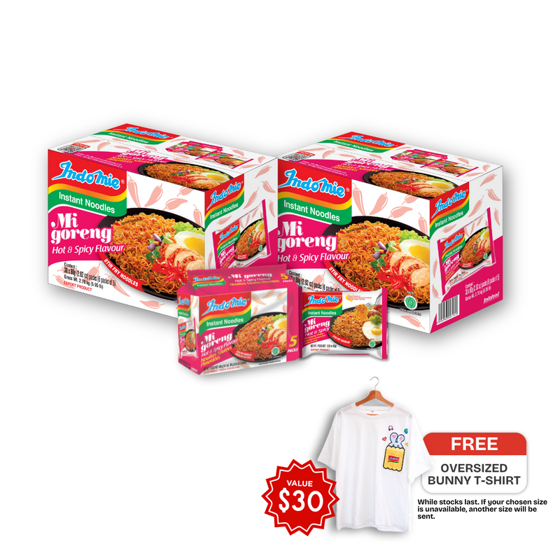 2 boîtes de Mi Goreng épicé (2 x 30 paquets)