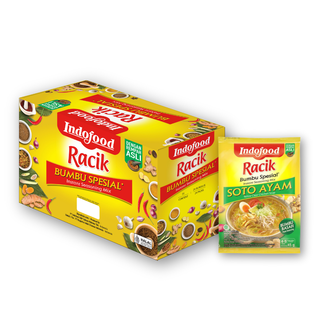 Assaisonnement instantané pour soupe au poulet/Soto Ayam (24 sachets de 1 unité)