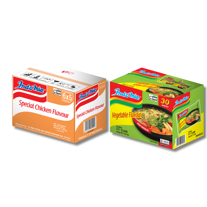 Special Chicken Flavour (30 pk) + Vegetable Flavour (30 pk)