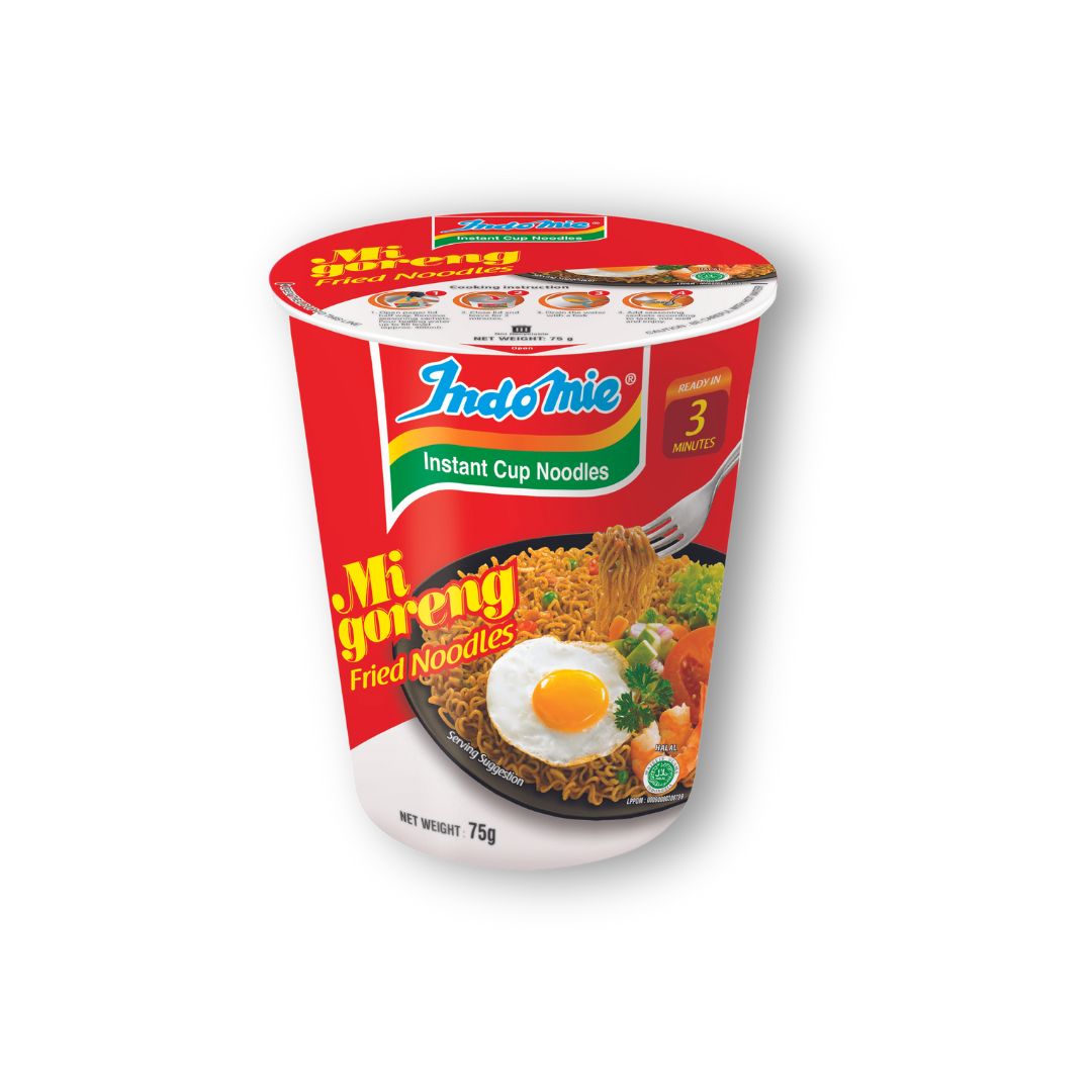 Indomie Mi Goreng Cup (12 cups)