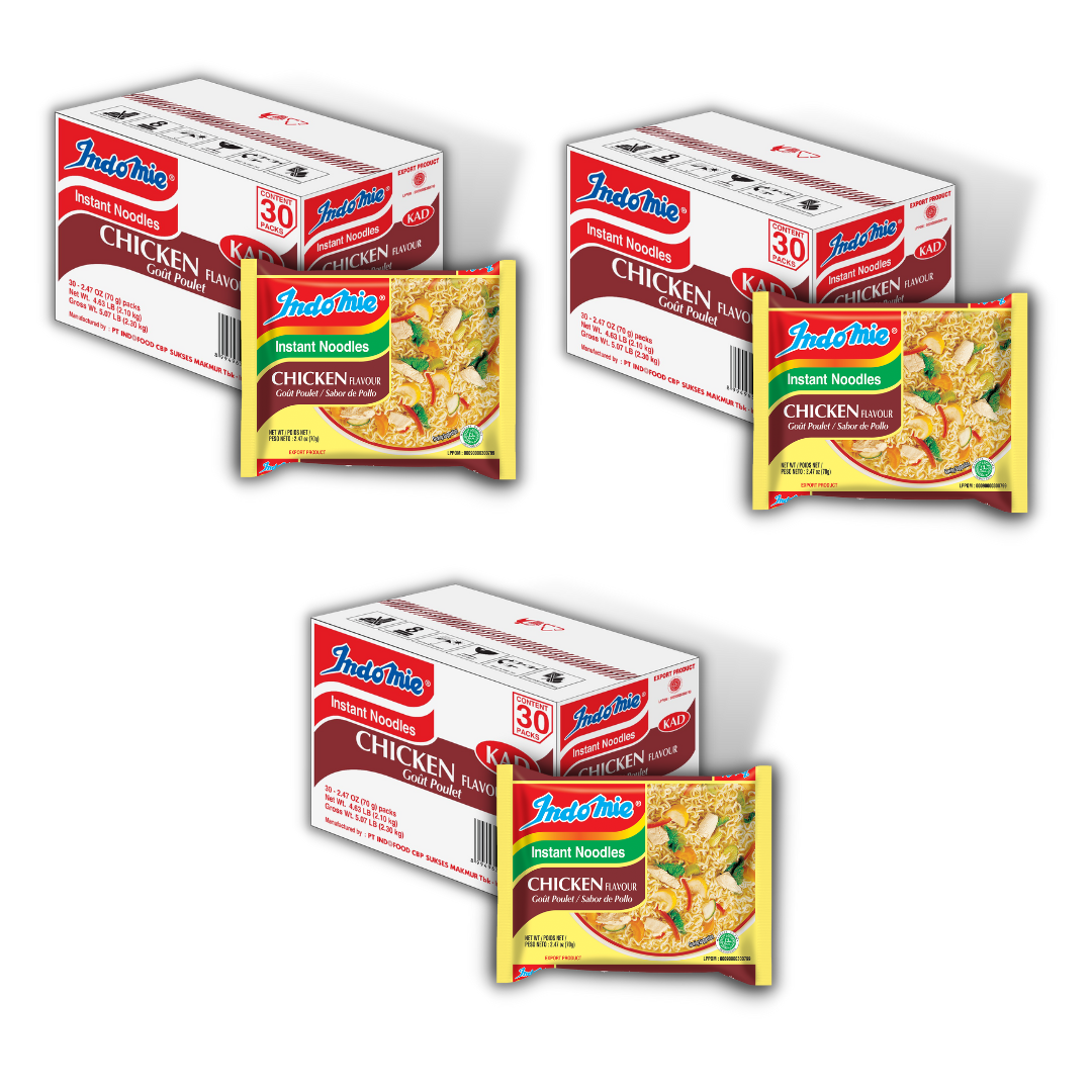 Chicken Flavour (30 pk) – Indomie Canada